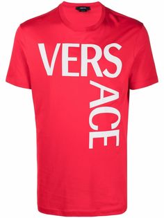 Versace футболка узкого кроя с логотипом
