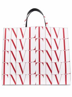 Valentino Garavani сумка-тоут с логотипом VLTN TIMES