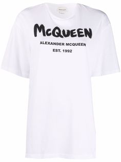 Alexander McQueen футболка с логотипом