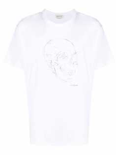 Alexander McQueen футболка с принтом Skull