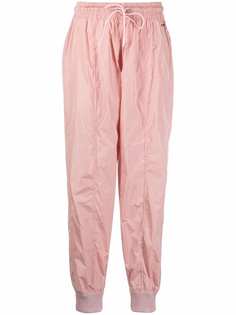RED Valentino спортивные брюки с вышитым логотипом