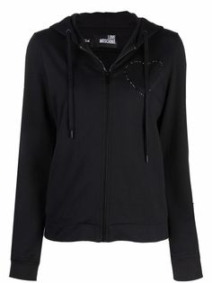 Love Moschino декорированное худи на молнии