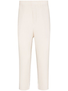 Homme Plissé Issey Miyake укороченные плиссированные брюки
