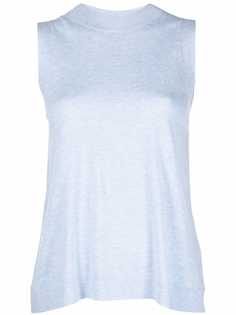 Allude топ с воротником-стойкой