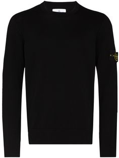 Stone Island джемпер с нашивкой-логотипом