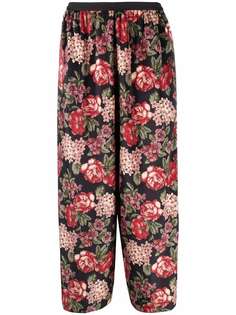 Antonio Marras широкие брюки Hose с цветочным принтом