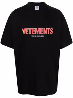 VETEMENTS футболка с логотипом