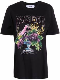 MSGM футболка с короткими рукавами и логотипом