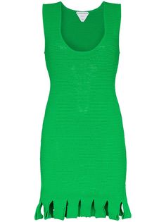 Bottega Veneta платье с бахромой