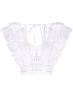 Charo Ruiz Ibiza топ с оборками