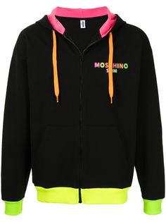 Moschino худи с вышитым логотипом