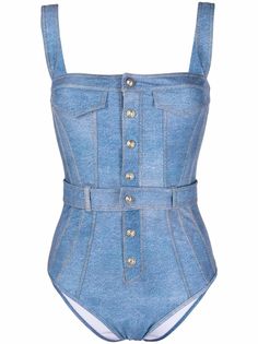 Balmain купальник на кнопках