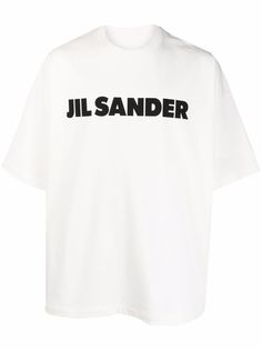 Jil Sander футболка оверсайз с логотипом