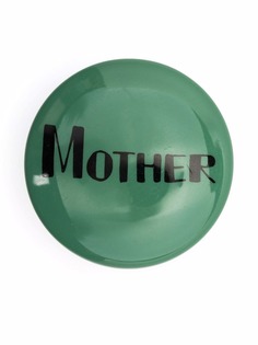 Jil Sander значок с надписью Mother