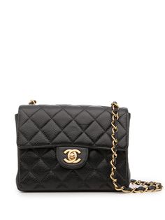 Chanel Pre-Owned мини-сумка через плечо Single Flap 2001-го года