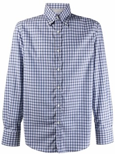 Brunello Cucinelli рубашка в клетку