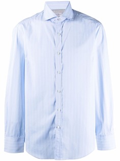Brunello Cucinelli рубашка в полоску
