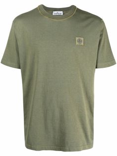 Stone Island logo patch T-shirt