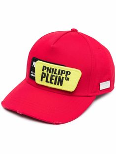 Philipp Plein кепка с нашивкой-логотипом