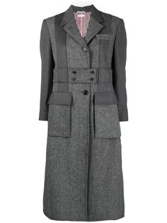 Thom Browne пальто Norfolk со складками на спине