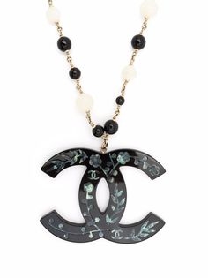 Chanel Pre-Owned колье 2010-го года с подвеской-логотипом CC