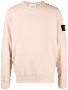Stone Island logo patch sweatshirt