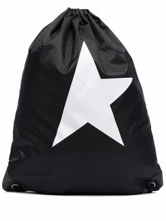 Golden Goose Star Collection drawstring backpack