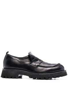 MOMA chunky leather loafers