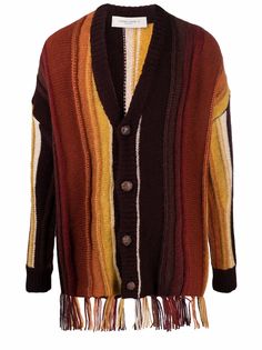 Golden Goose striped knitted cardigan