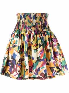 Kenzo abstract-print mini skirt