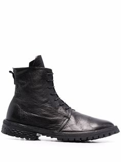 MOMA Lace-up leather boots