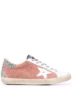 Golden Goose crocodile-effect panelled sneakers