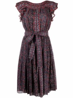 Ulla Johnson floral silk midi dress