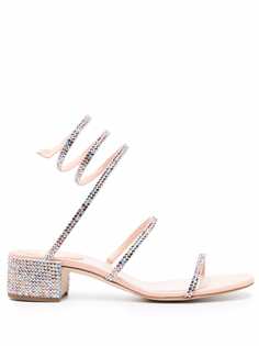 René Caovilla Cleo crystal-embellished sandals