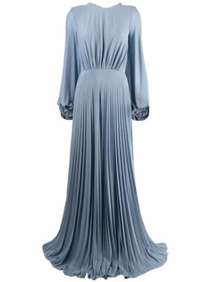 Elisabetta Franchi side-slit maxi dress