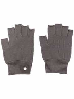 Rick Owens fingerless knitted gloves