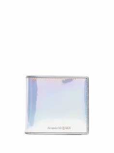 Alexander McQueen iridescent leather wallet