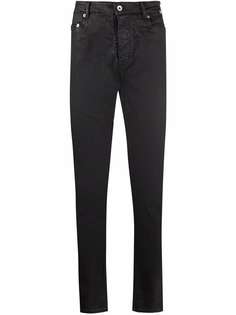 Rick Owens DRKSHDW вощеные джинсы кроя слим