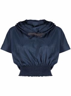 Kenzo присборенный топ с кулиской