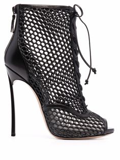 Casadei mesh lace-up boots
