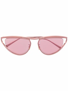 Bottega Veneta Eyewear mirrored cat-eye frame sunglasses