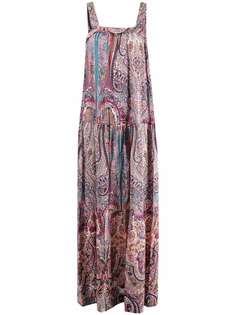 Ba&Sh paisley-print open-back dress