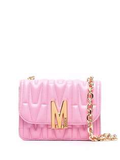 Moschino стеганая сумка на плечо