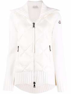 Moncler zip-front knitted jacket