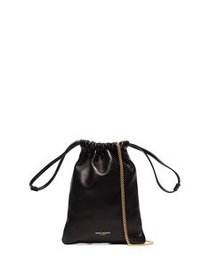 Saint Laurent маленький клатч Paris с кулиской