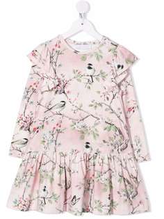 Monnalisa floral-print ruffled dress