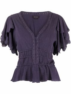 Isabel Marant блузка с люверсами