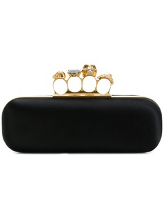Alexander McQueen клатч-бокс Knuckle Box