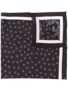 GANNI logo-print scarf