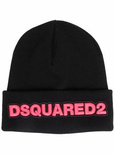 Dsquared2 шапка бини с вышитым логотипом